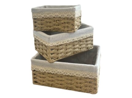Set x 3 Cajas Paper Natural