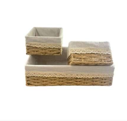 Set x 3 Cajas Org Paper Natural