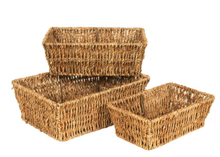 Set de Canastos Seagrass x3