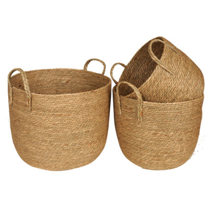 Set por tres canastos Seagrass