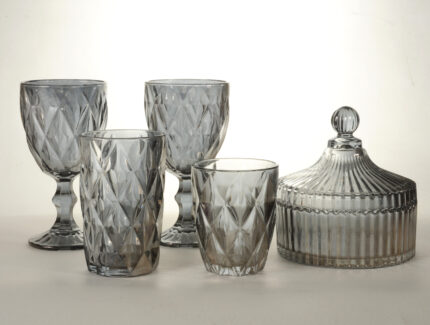 Linea de Vasos y Copas Male Black