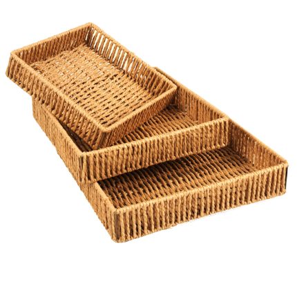 Bandejas Cuadradas Luca set x 3