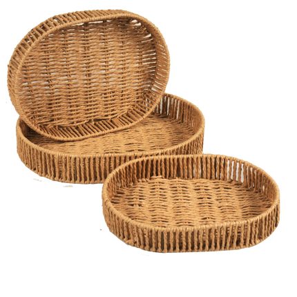 Bandejas Luca Ovaladas set x 3