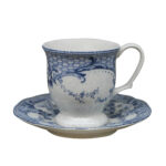 Taza de Cafe c/ Plato  Blue Dream