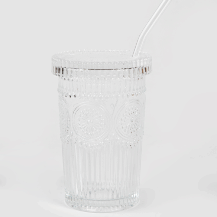 Vaso con tapa y Sorbete Ibiza
