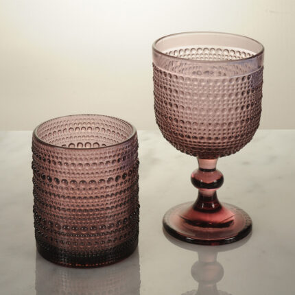 Linea de Vaso y Copa Capri Purple